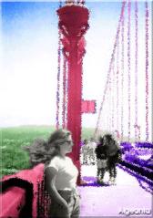 This was taken on the Golden Gate Bridge in San Francisco on the day Jerry Garcia of The Grateful Dead left us.